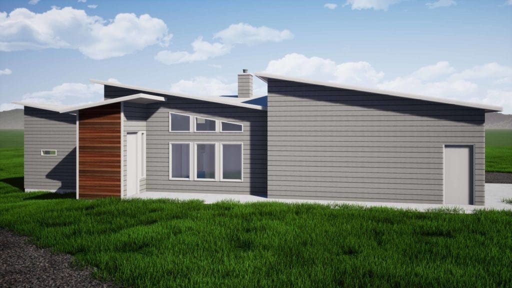 3D Render | Custom Home in Sequim Washington | Estes Builders