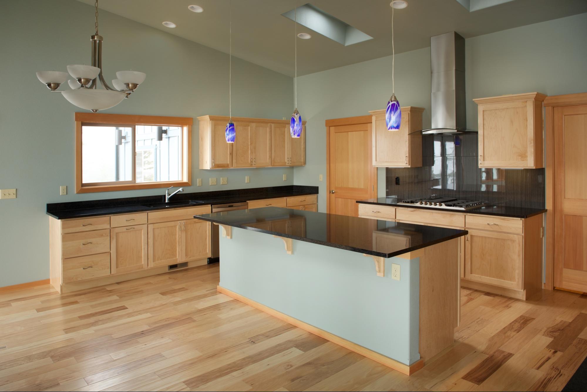 Custom Home Kitchen Design Trends: Black Counters